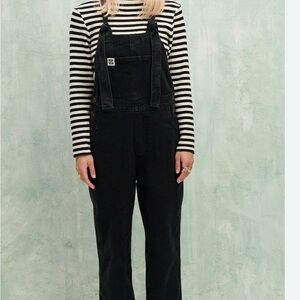 Lucy & Yak Black Women's Denim Overalls